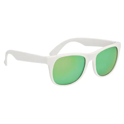 Rubberized Mirrored Malibu Sunglasses