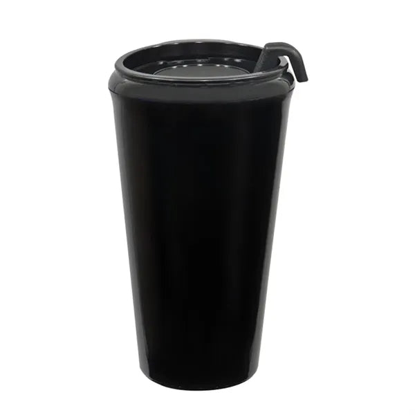 16 Oz. Infinity Tumbler With Plastic Sip Thru Lid