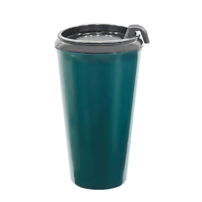 16 Oz. Infinity Tumbler With Plastic Sip Thru Lid