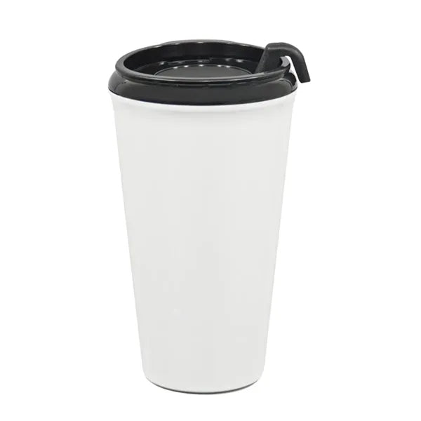 16 Oz. Infinity Tumbler With Plastic Sip Thru Lid