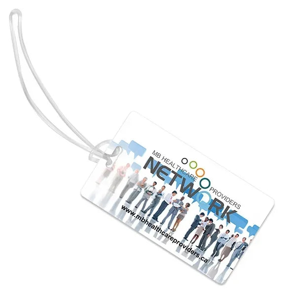 PhotoImage Full Color Imprint* ID Slip-In Pocket Luggage Tag