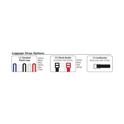 PhotoImage Full Color Imprint* ID Slip-In Pocket Luggage Tag