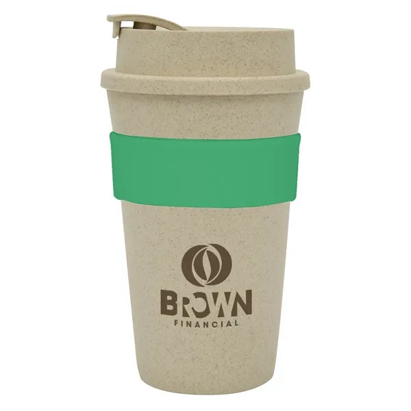 16 Oz. Wheat Travel Tumbler