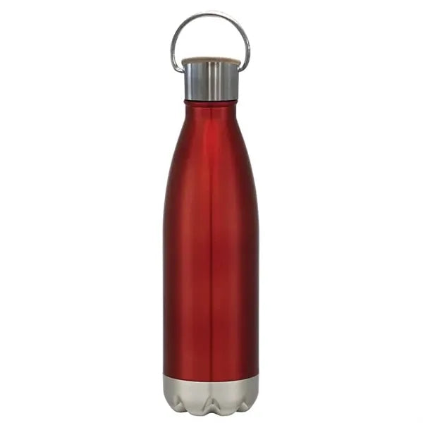 16 Oz. Urban Stainless Steel Bottle With Bamboo Lid
