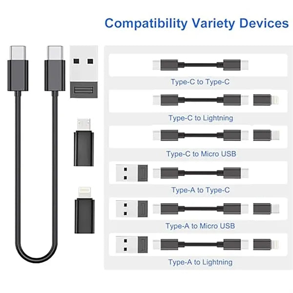 Multi USB Charging Adapter Cable Kit