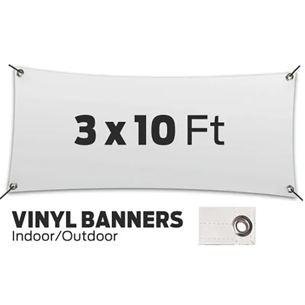 Custom 3 x 10" Vinyl Banners