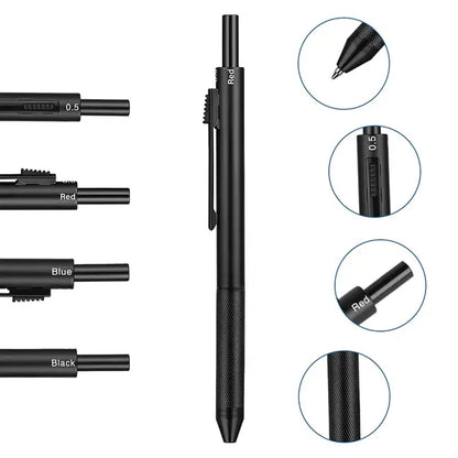 4-in-1 Multi-Color Pen with Metal Barrel
