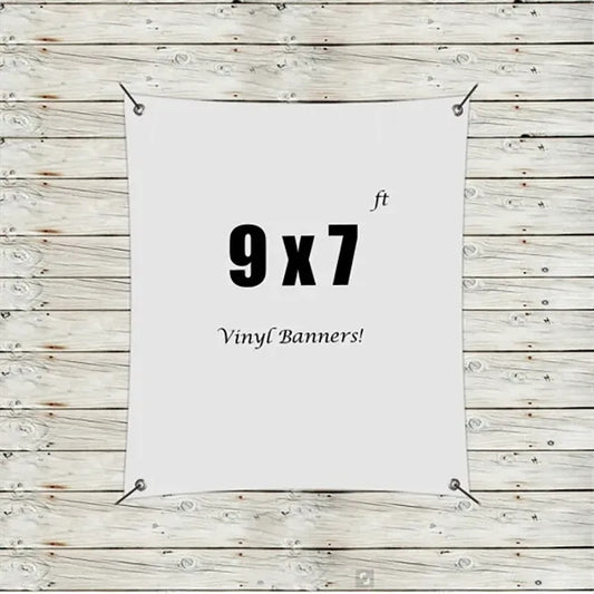 Custom 9 x 7 Vinyl Banners
