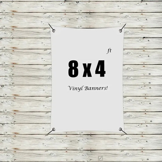 Custom 8 x 4 Vinyl Banners