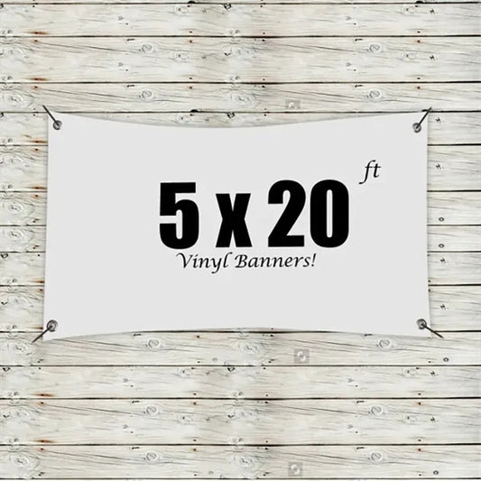 Custom 5 x 20 Vinyl Banners