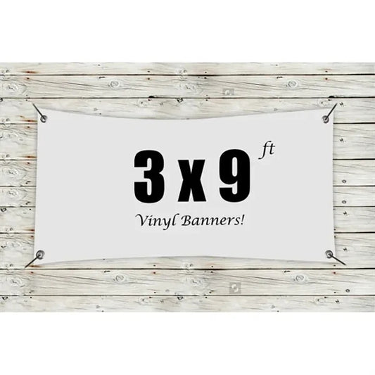 Custom 3 x 9 Vinyl Banners
