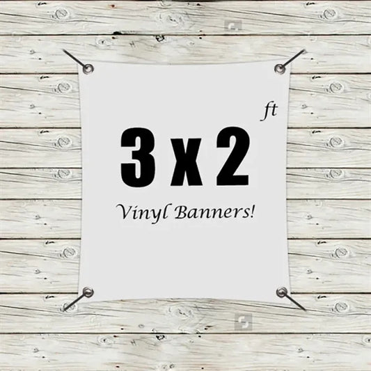 Custom 3 x 2 Vinyl Banners