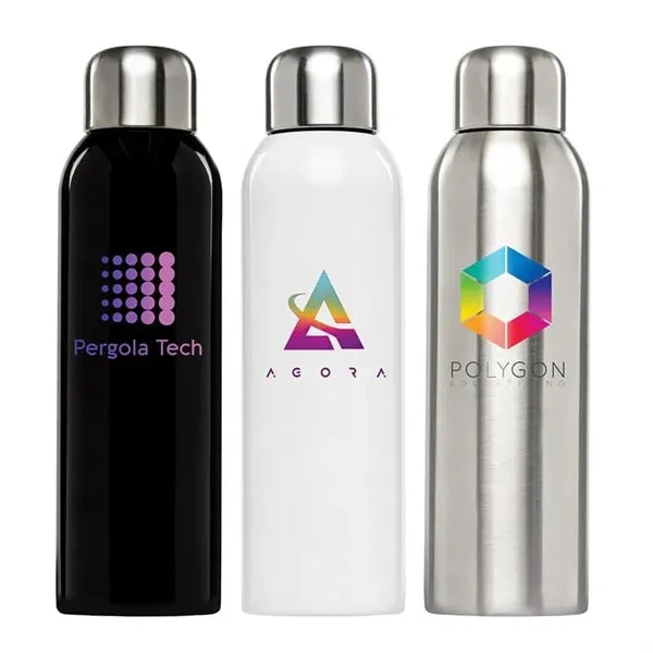 26 oz Stainless Steel Bottle with Cap- Full Color