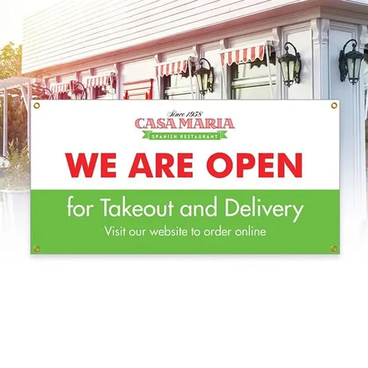 24"h x 48"w Custom Vinyl Banner