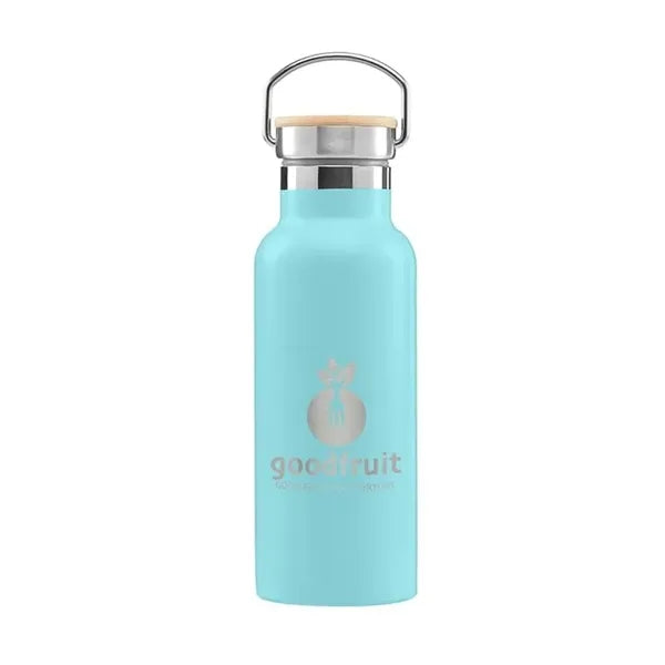 Oahu - 17 oz. Double-Wall Stainless Canteen Bottle - Laser
