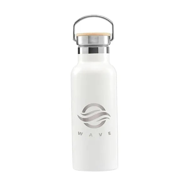 Oahu - 17 oz. Double-Wall Stainless Canteen Bottle - Laser