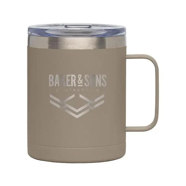 Glamping - 14 oz. Double-Wall Stainless Mug - Laser