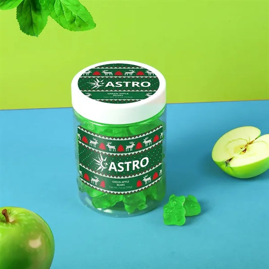 Albanese Green Apple Gummi Bears: Large Jar