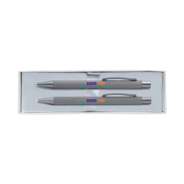 Bold Pen & Pencil Gift Set - Full Color on Pen, Pencil & Box