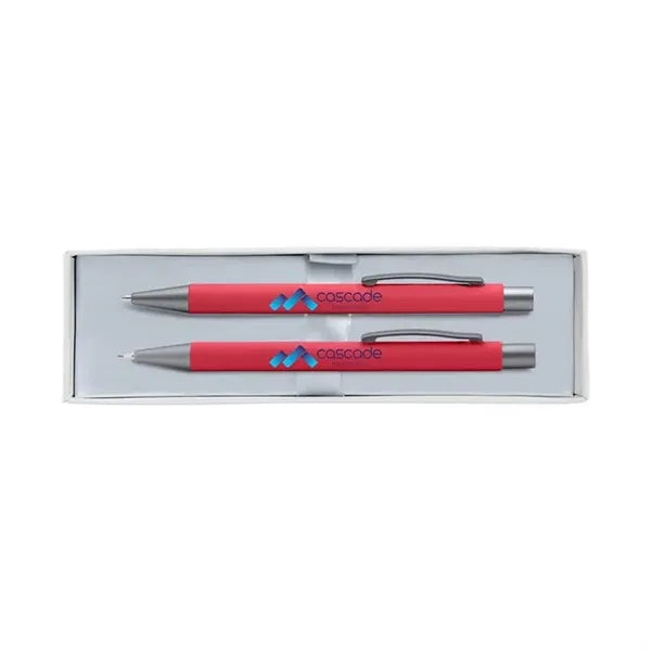 Bold Pen & Pencil Gift Set - Full Color on Pen, Pencil & Box