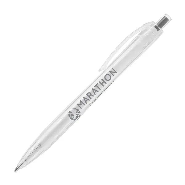 Aqua Clear - Eco Recycled PET Plastic Pen - Full Color