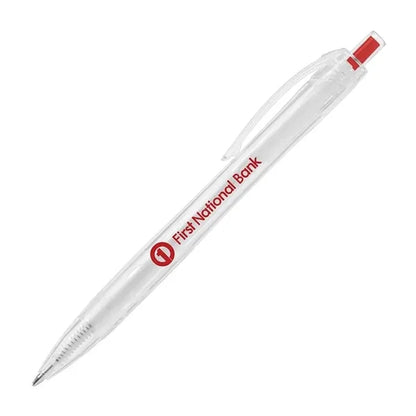 Aqua Clear - Eco Recycled PET Plastic Pen - Full Color