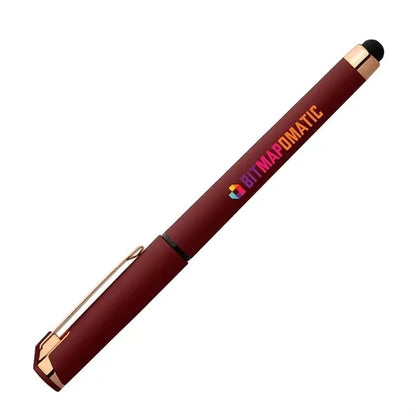 Islander Softy Rose Gold Gel Pen w/ Stylus - Full Color