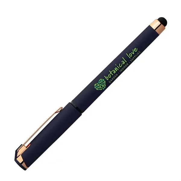 Islander Softy Rose Gold Gel Pen w/ Stylus - Full Color