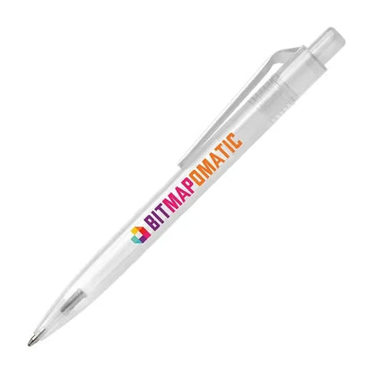 Aqua Click - Eco Recycled PET Plastic Pen - Full Color