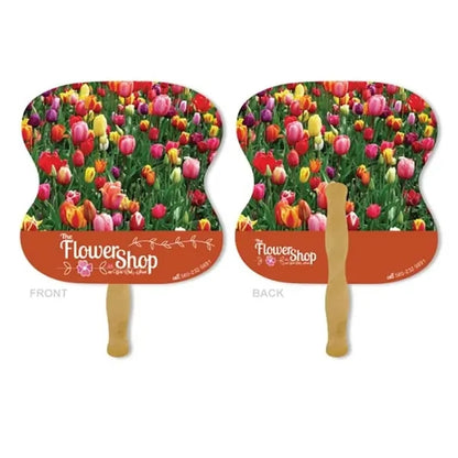 Deluxe Hand Fan- Hour Glass