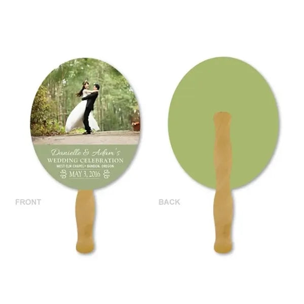Deluxe Hand Fan- Oval