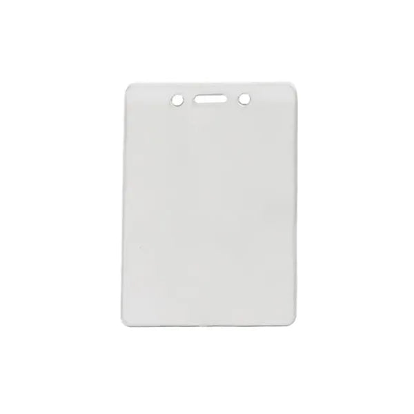 Clear Vinyl Vertical Govt/Military Card Badge Holder