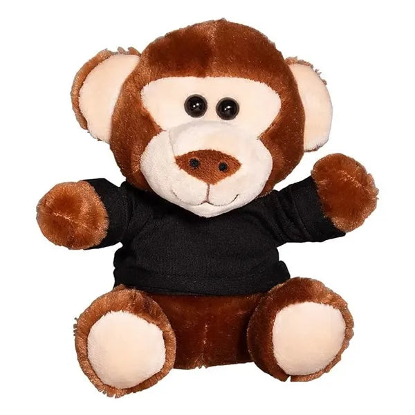 7" Plush Monkey with T-Shirt