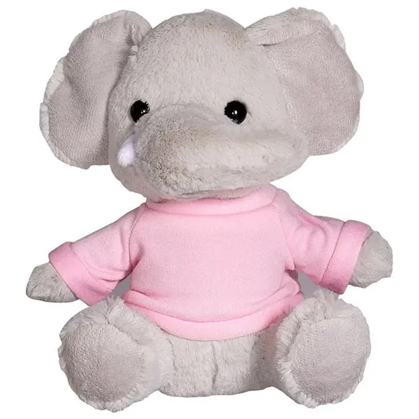 7" Plush Elephant with T-Shirt