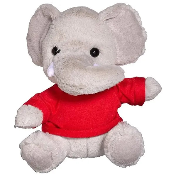 7" Plush Elephant with T-Shirt