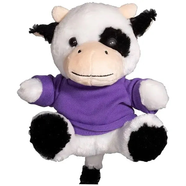 7" Plush Cow with T-Shirt