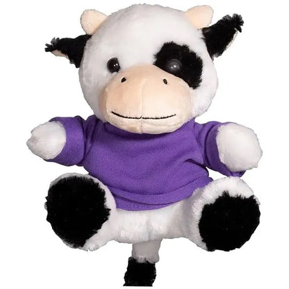 7" Plush Cow with T-Shirt