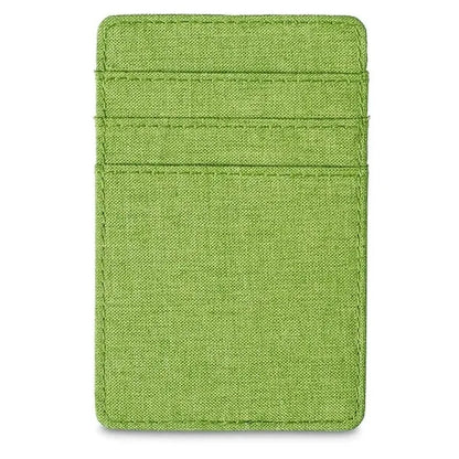 Heathered RFID Wallet with 6 Card Pockets