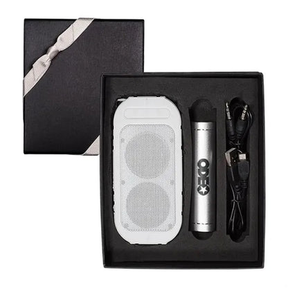Pool-Side Wireless Speaker & Power Bank Gift Set