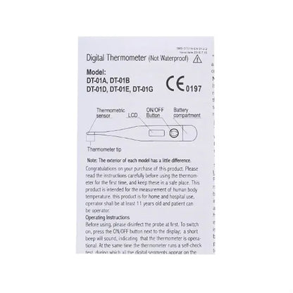 Oral Digital Thermometers