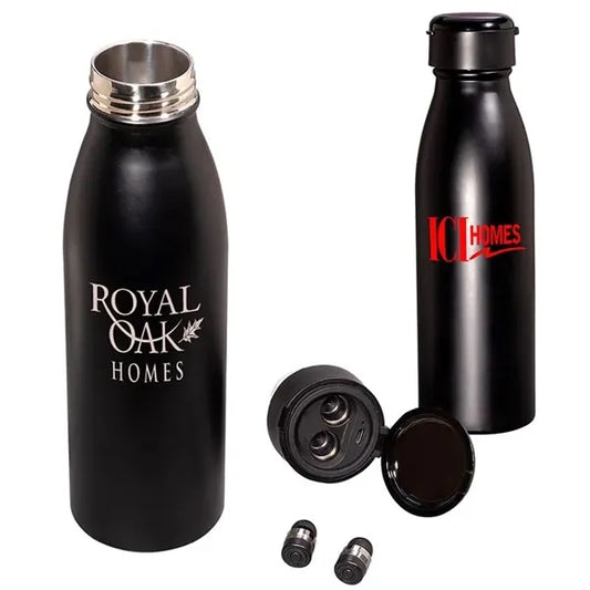 600ml 20 Oz. Insulated Bottle with Wireless Earbud