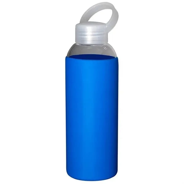 550ml 18 Oz Glassware with Vibrant Silicone Sleeve