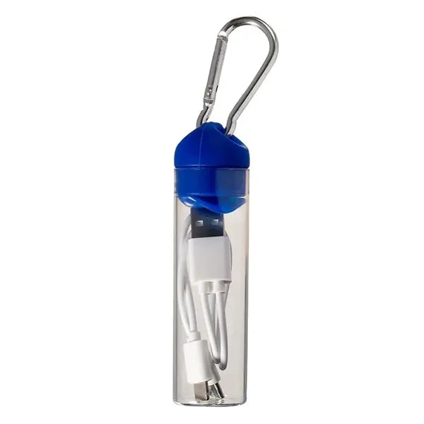 3-in-1 Charger Cable in Carabiner Storage Tube
