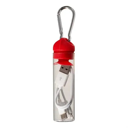 3-in-1 Charger Cable in Carabiner Storage Tube