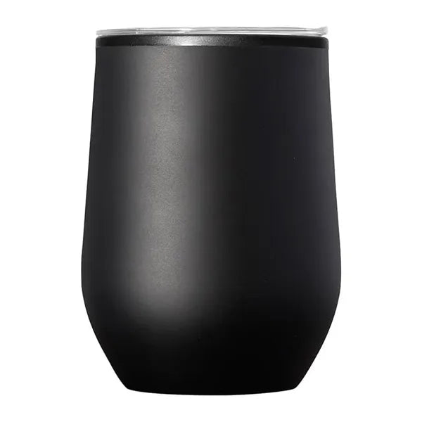 Stainless 12oz Stemless Wine Tumbler With Lid