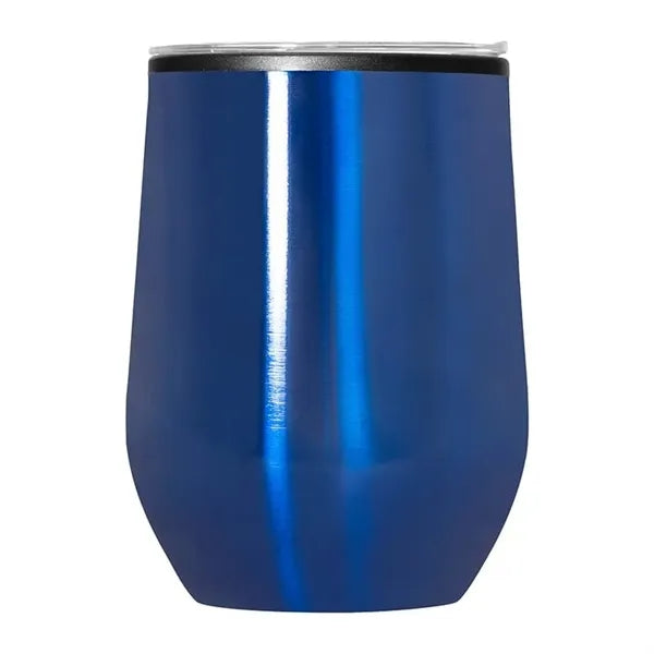 Stainless 12oz Stemless Wine Tumbler With Lid