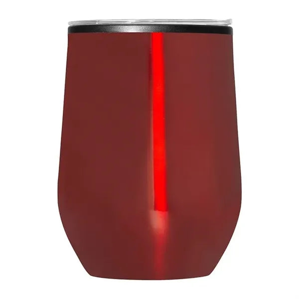Stainless 12oz Stemless Wine Tumbler With Lid