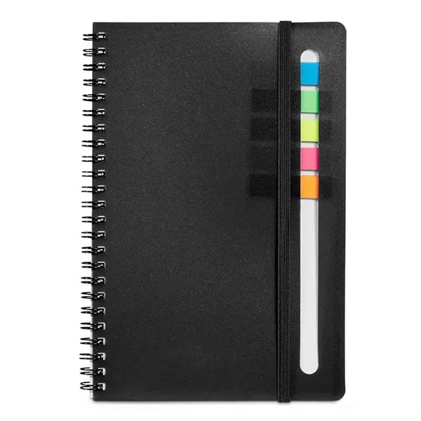 Semester Spiral Notebook with Sticky Flags