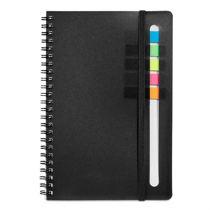 Semester Spiral Notebook with Sticky Flags