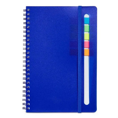 Semester Spiral Notebook with Sticky Flags